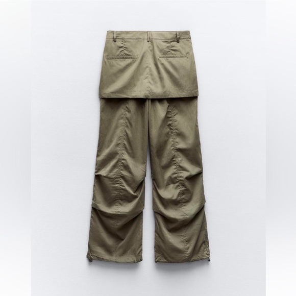 CARGO SKIRT LAYERED BOTTOMS - Picture 12 of 13